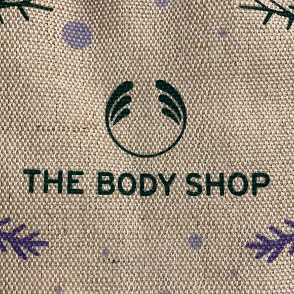 NWT The Body Shop Drawstring Burlap Sack - Picture 2 of 7
